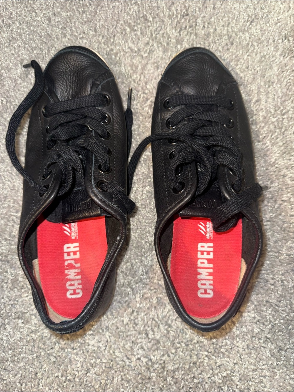 Camper Women’s Black Leather Sneakers